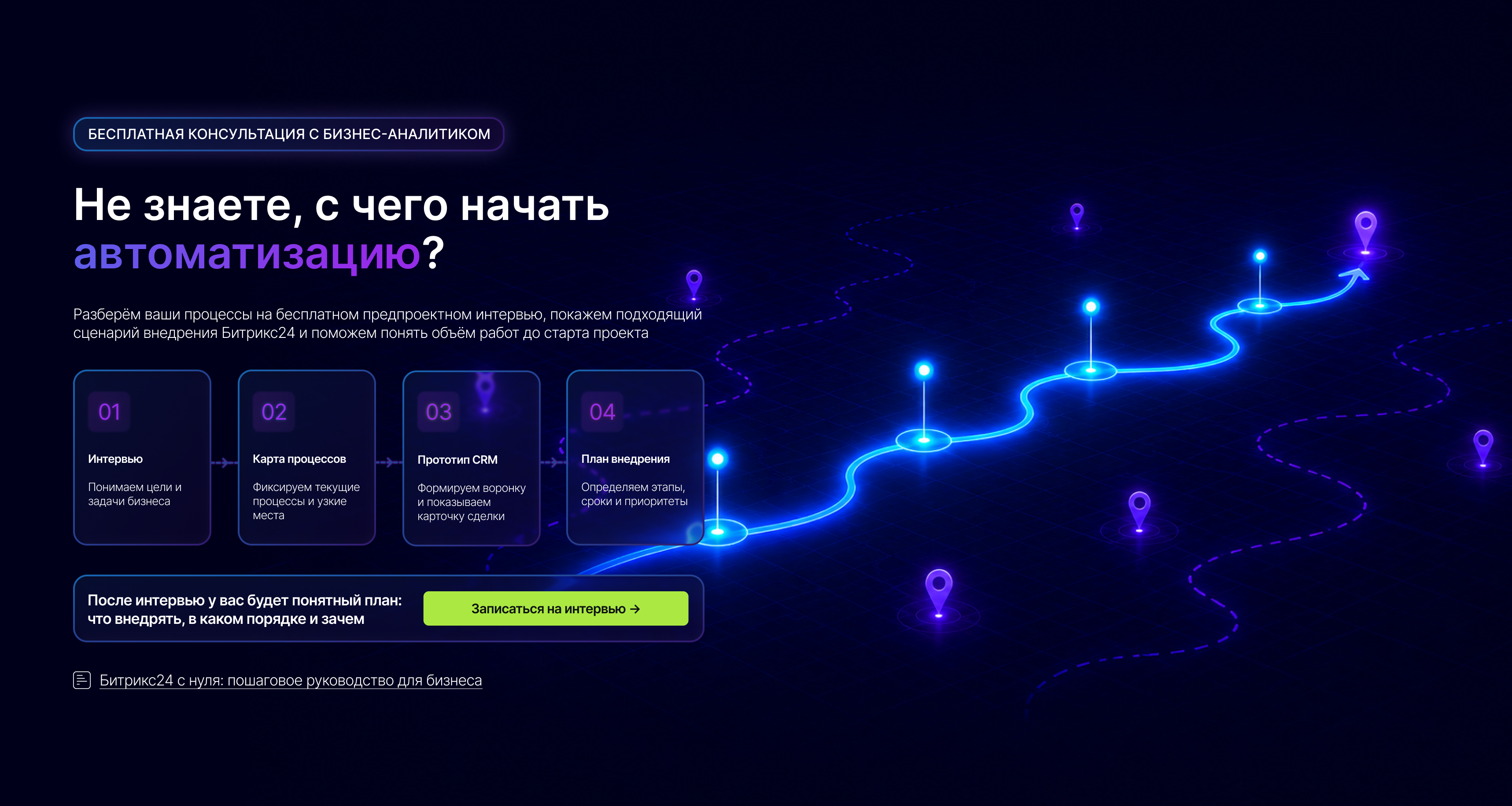 Бесплатная консультация с бизнес-аналитиком и план автоматизации
